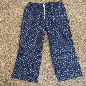 Vineyard Vines Blue and Green Christmas pajama pants XL